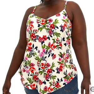 Torrid AVA Challis Floral Print Women's Top